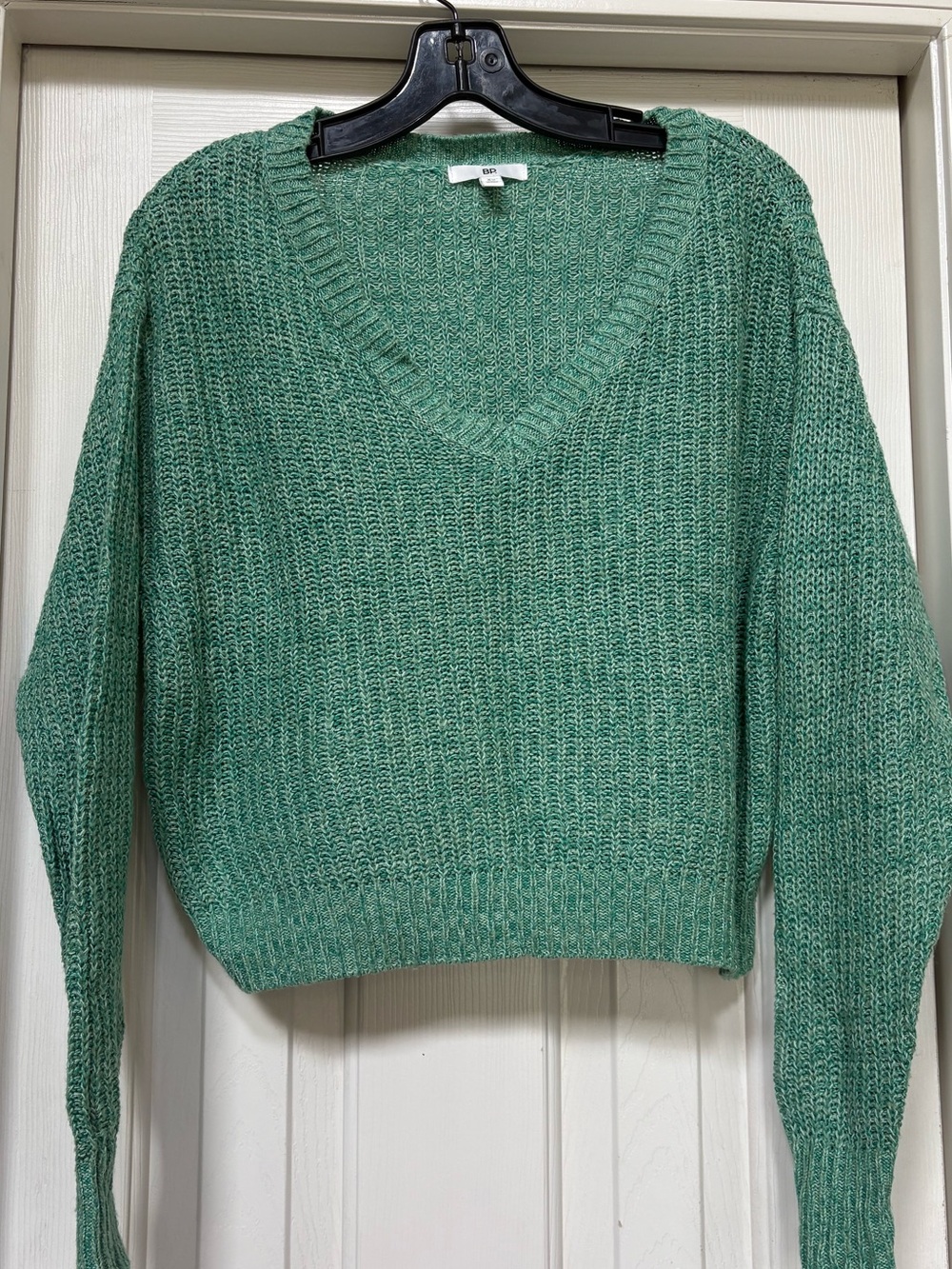 bp Mint Green V-Neck Sweater